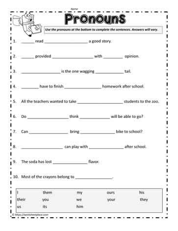 práctica completar fill in the blanks with the correct pronouns to ...